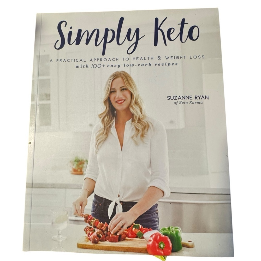 2/$10 Simply Keto Cookbook by Suzanne Ryan